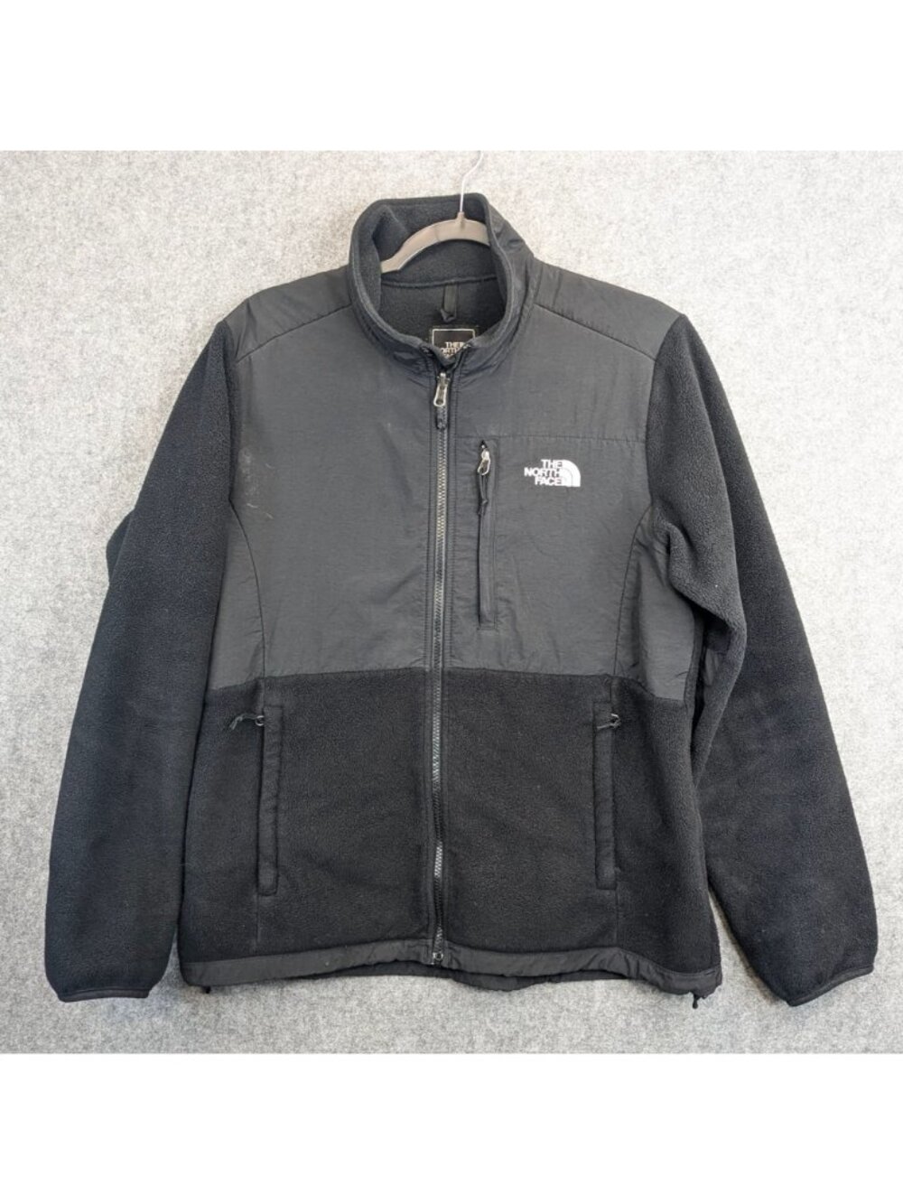 The North Face Womens Large Denali Jacket Black Fleece Polartec Nylon Full Zip - Picture 2 of 7